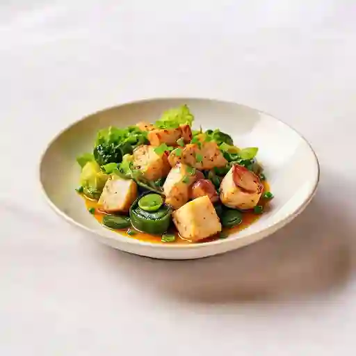 Diente de Dragón con Chancho