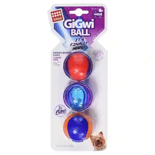Gigwi Juguete Perros Pelota Squeaker Small