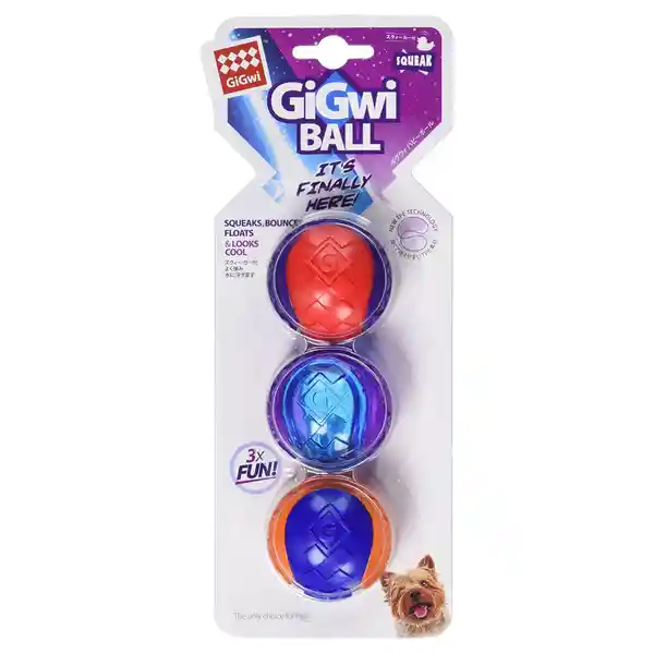 Gigwi Juguete Perros Pelota Squeaker Small