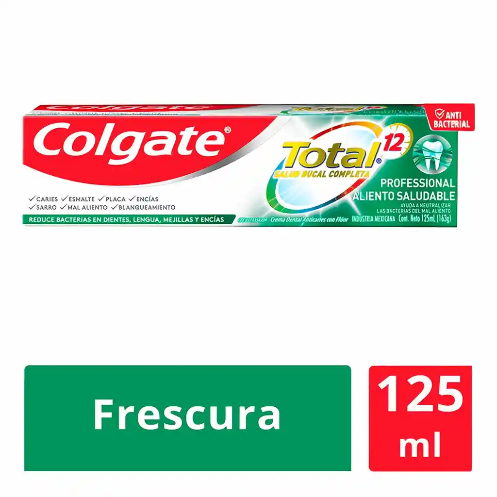 Colgate Crema Dental Total Professional Aliento Saludable