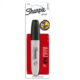 Sharpie Marcador Permanente Chisel Tip Color Negro