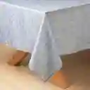 Mantel Texturado Con Estampado Azul 150 x 210 cm Casaideas