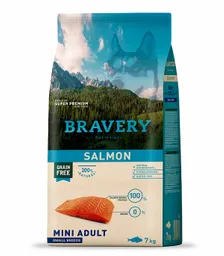 Bravery Alimento para Perro Salmón Mini Adulto