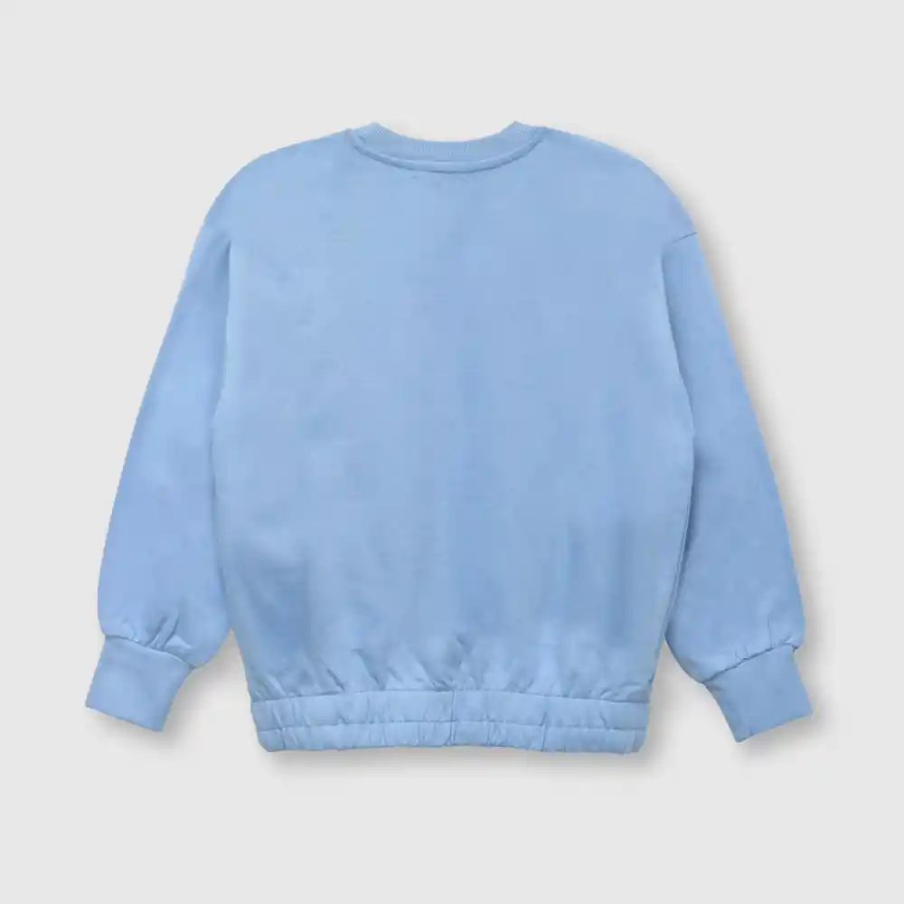 Polerón Bordado De Niña Lavanda Talla 3a