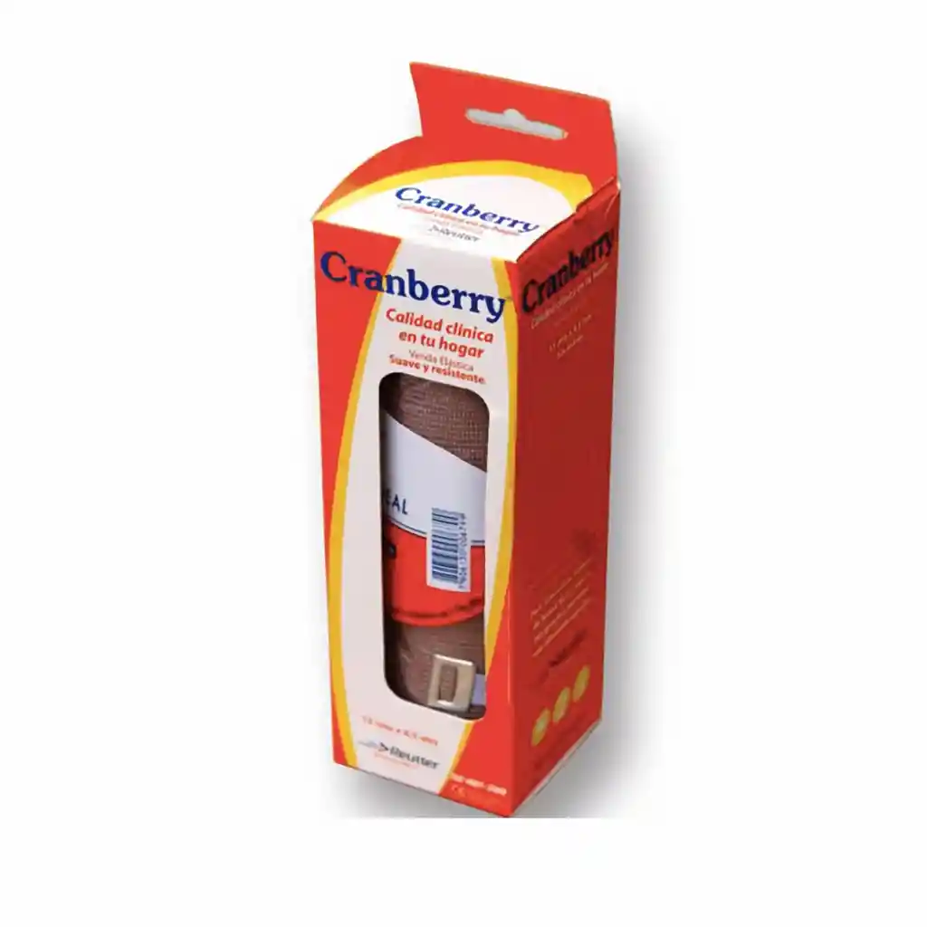 Cranberry Venda Elástica 10 cm x 4.5 m