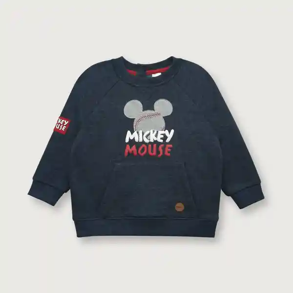 Polerón de Niño Mickey Azul Talla 12M Opaline