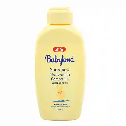 Babyland Shampoo de Bebé con Manzanilla para Cabellos Claros