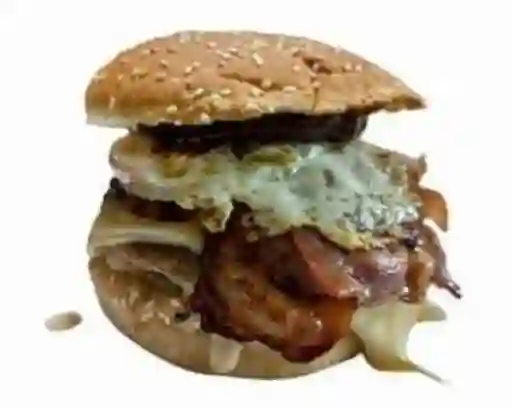 Burger Ranchera ( Doble Carne ) Papas Fritas de Cortesia