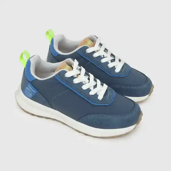 Zapatillas Urbana Reciclada de Niño Azul Talla 36 Colloky