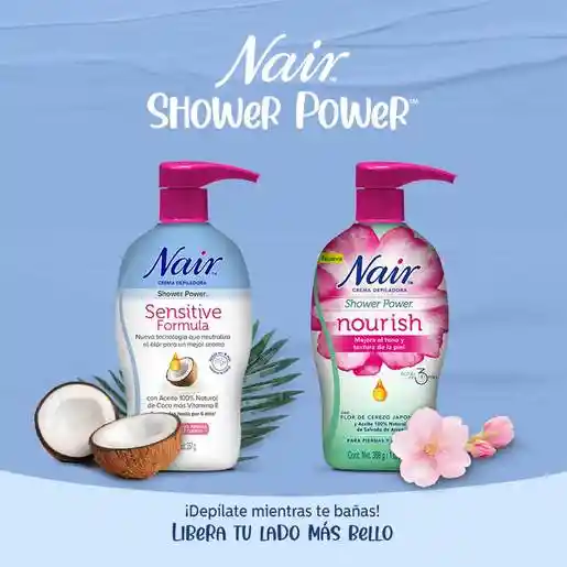 Nair Crema Depiladora Shower Power