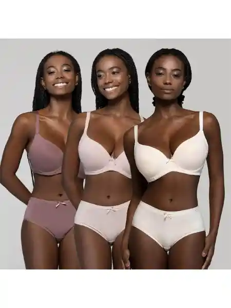 Intime Pack Sostén Copa C Nude 38C 76718MKP