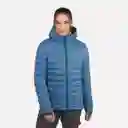 Parka Mujer M Indómita Azul Petróleo Atakama Outdoor