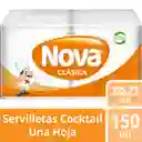 Nova Servilletas Cóctel Clásica Una Hoja