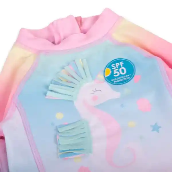 Traje de Baño Bebé Niña Rosado Pillín Talla 18 M