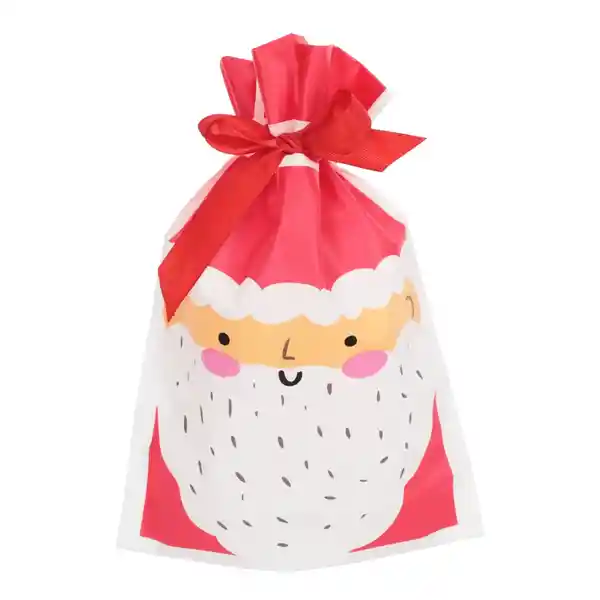 Set de Bolsa Navideñas Con Cinta 13 x 3 cm Casaideas