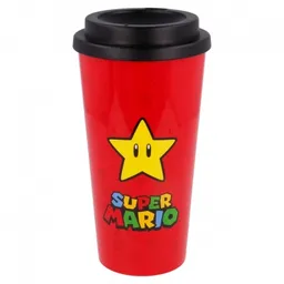 Vaso Café Doble Pared Grande Mario Bros