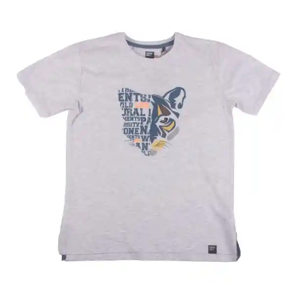 Polera Niño Gris claro Pillin 14