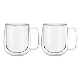 Simplit Set Mug de Vidrio Doble Pared