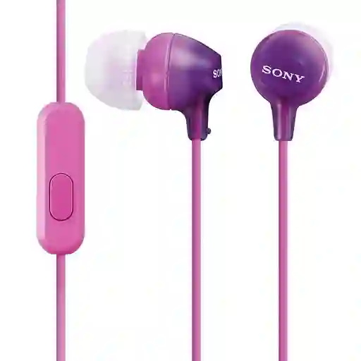 Sony Audifono C/Mic Ex15Ap Violeta