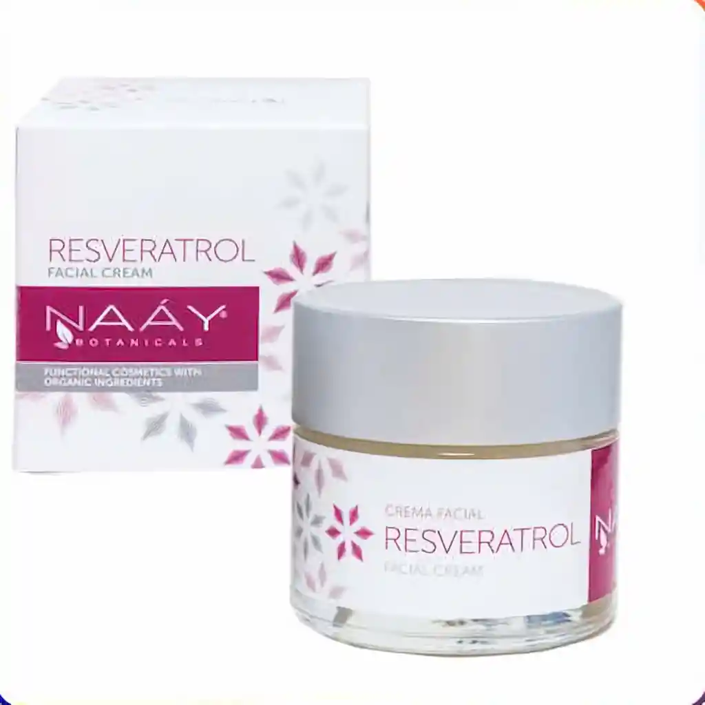 Naay Crema Facial Hidratante Iluminadora Resveratrol