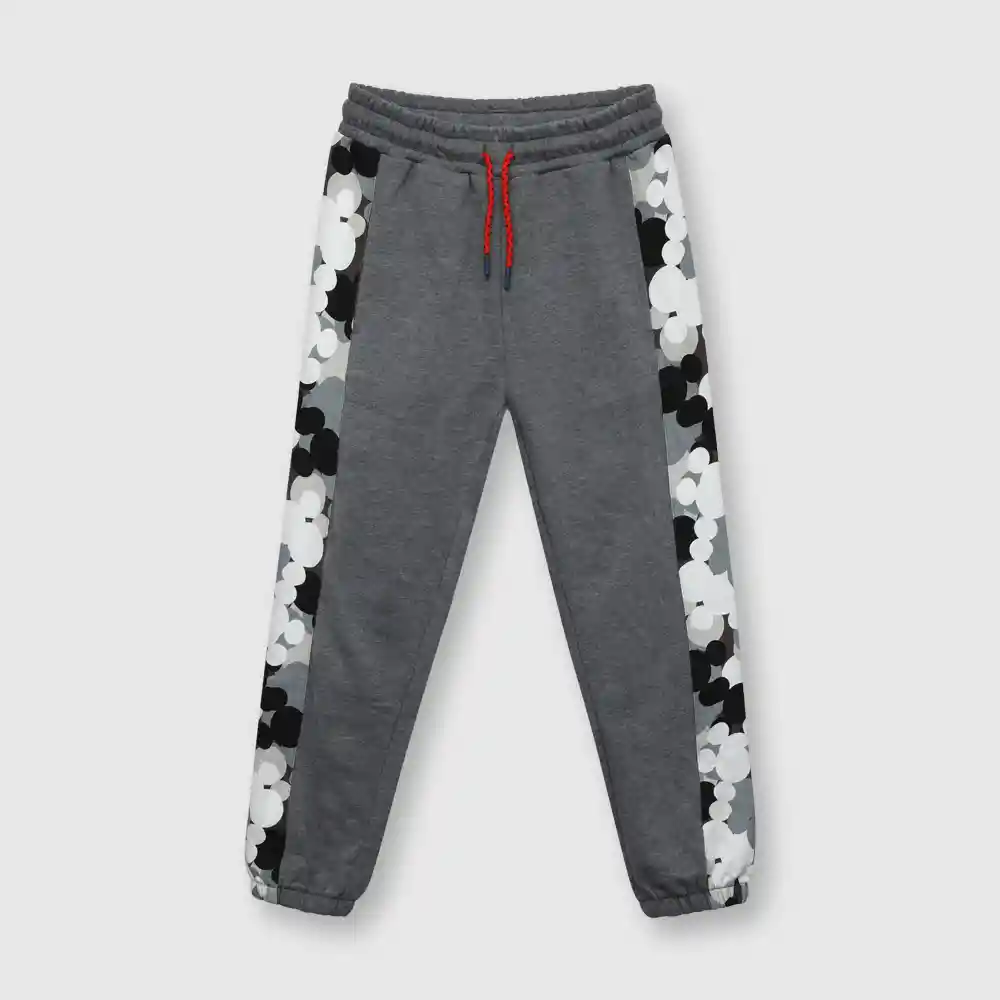 Pantalón Mickey De Niño Grafito Talla 10a