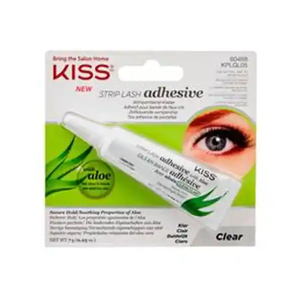 Kiss Adhesivo Para Pestañas Aloe Vera Glue Clear