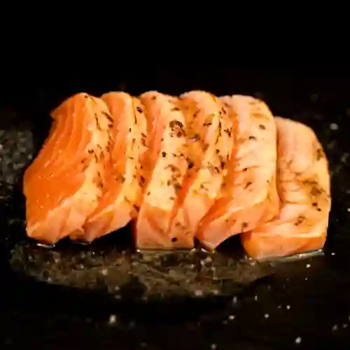 Sashimi de Salmón con Batayaki Trufado