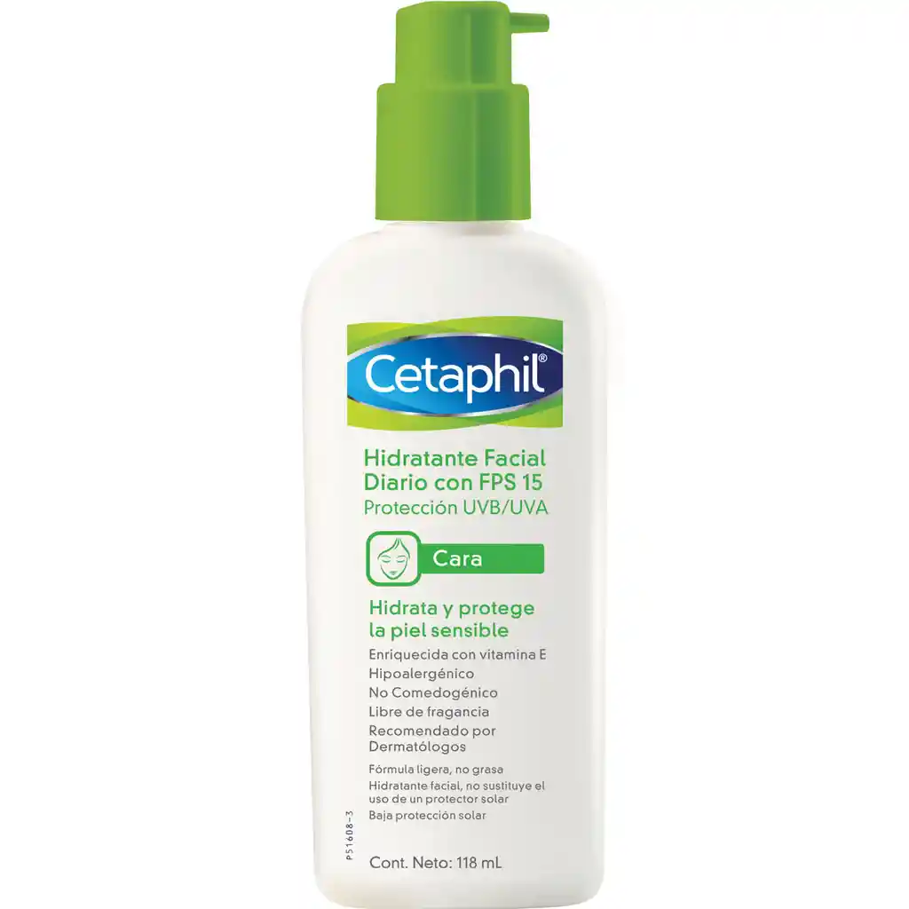 Cetaphil Hidratacion Facial Dermo Loc.f15 Hid.118m