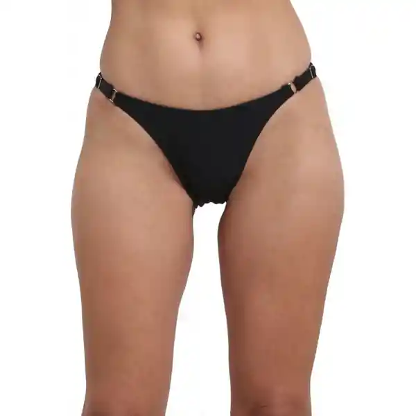 Tanga Costados Ajustables Negra Talla XL Samia