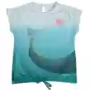 Polera Niña Verde Talla 3 A Pillín