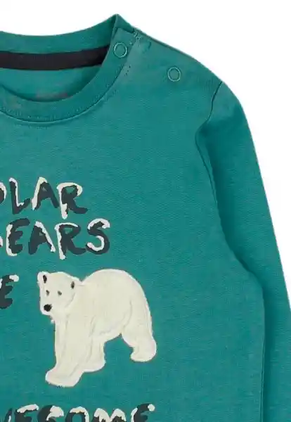 Polera Bebé Arctic Niño Verde 6 a 12 Meses 140