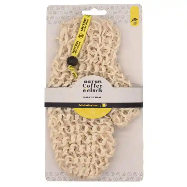 Beter Guante Exfoliante de Sisal Coffee O'Clock