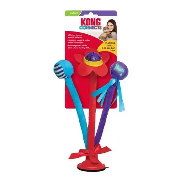 Kong Juguete Para Gato Connects Bat'n Spring