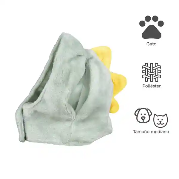 Gorro Para Mascota Pequeño Con Forma de Dinosaurio Miniso