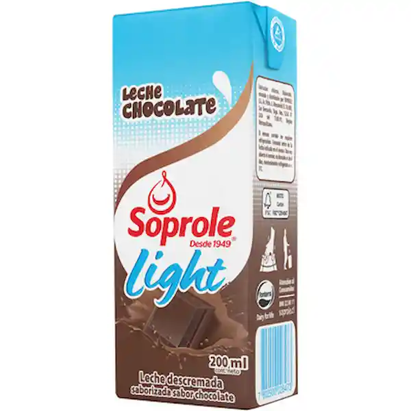 Soprole Light Leche Descremada Chocolate