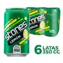 Stones Cerveza Sabor Limón 6 x 350 cc