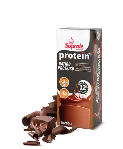 Soprole Leche Semidescremada Chocolate Protein.