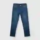 Jeans Straight De Niño Azul Talla 4a