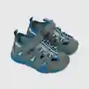 Sandalias Mesh Lateral De Niño Gris Talla 21