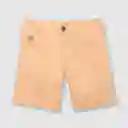 Bermuda Gabardina de Bebé Niño Orange Talla 24M Colloky