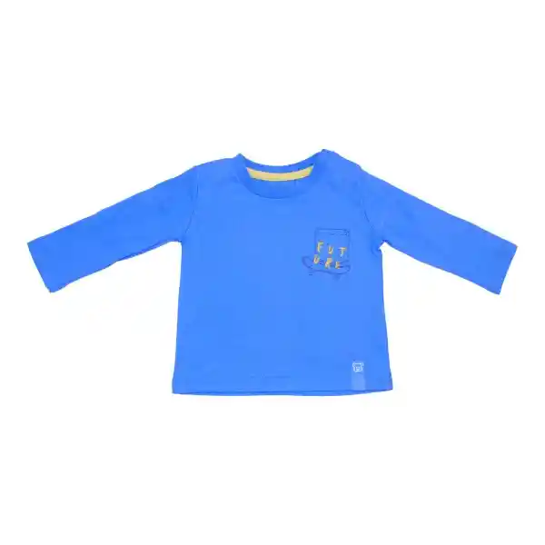 Polera Bebe Niño Azul Pillin 18 M