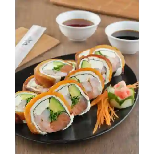 Futo Sin Arroz Envuelto en Platano Frito