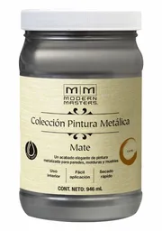 Modern Masters Pintura Base Agua Metálica Mate Cromo