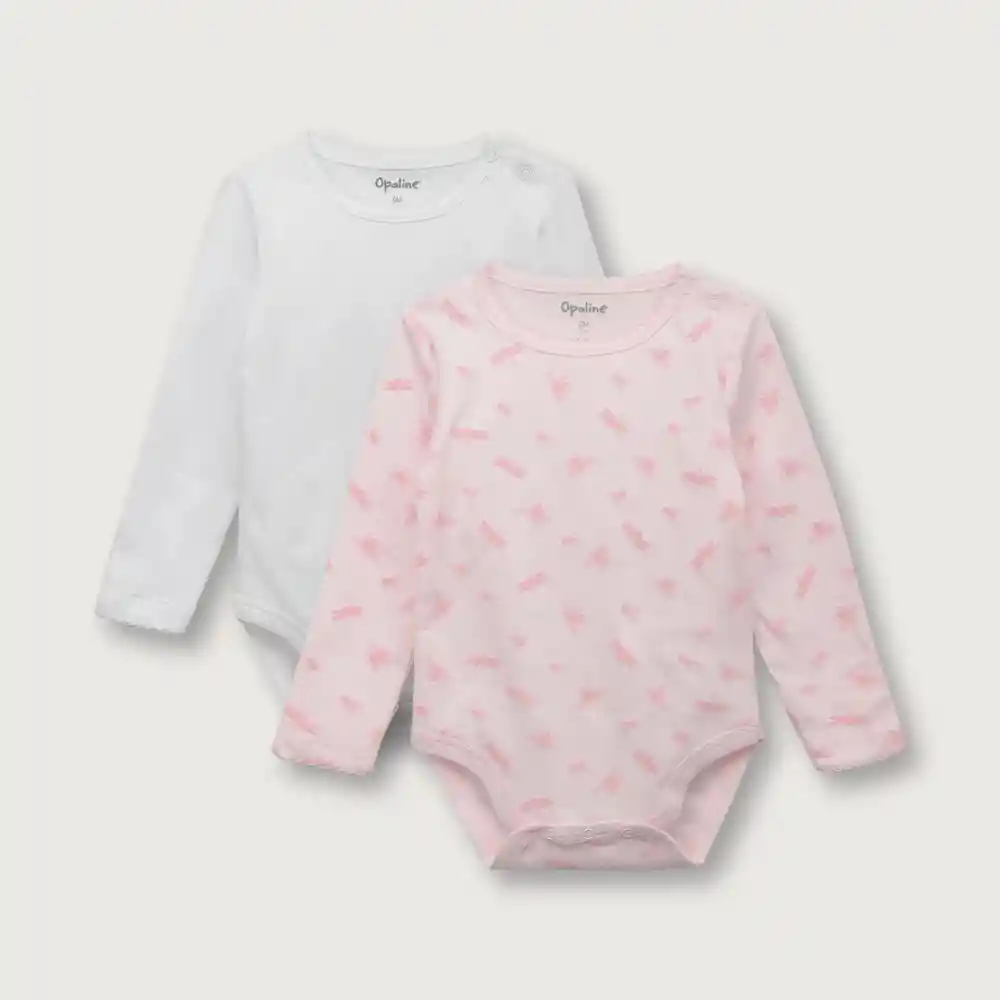 Body Libélulas De Bebé Niña Rosado Talla 3m