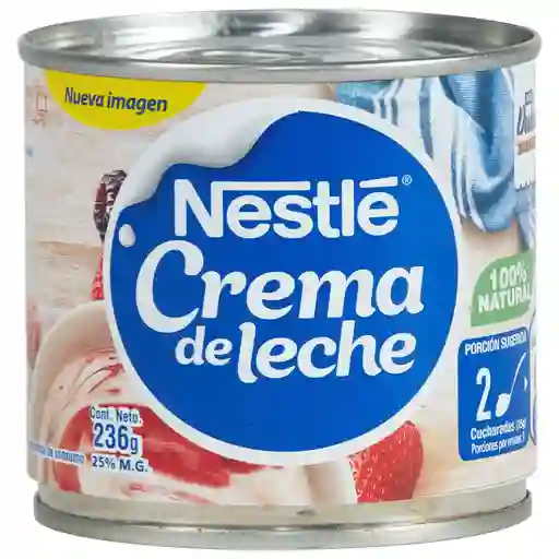 2 x Crema de Leche Nestle Tr 236 Gr