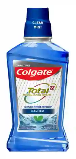 Colgate Enjuague Bucal Antibacterial Total 12 Clean Mint