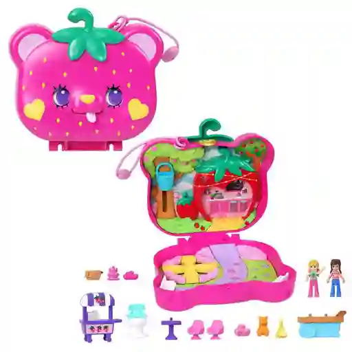 Set de Juego Osito de Fresa Polly Pocket