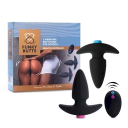 Funky Vibrador Anal Couples Con Control Feeltoyz