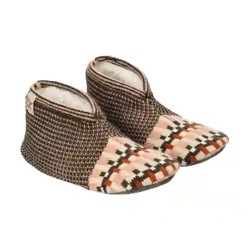 Pantuflas Suela Blanda Tejida Talla L