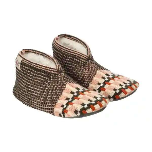 Pantuflas Suela Blanda Tejida Talla L